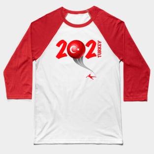 Turkey Euro Soccer 2021 Baseball T-Shirt